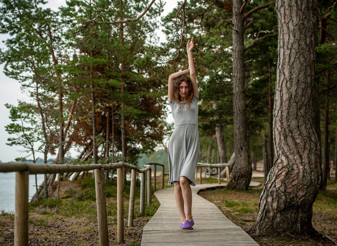 Mature woman enjoying healthy lifestyle